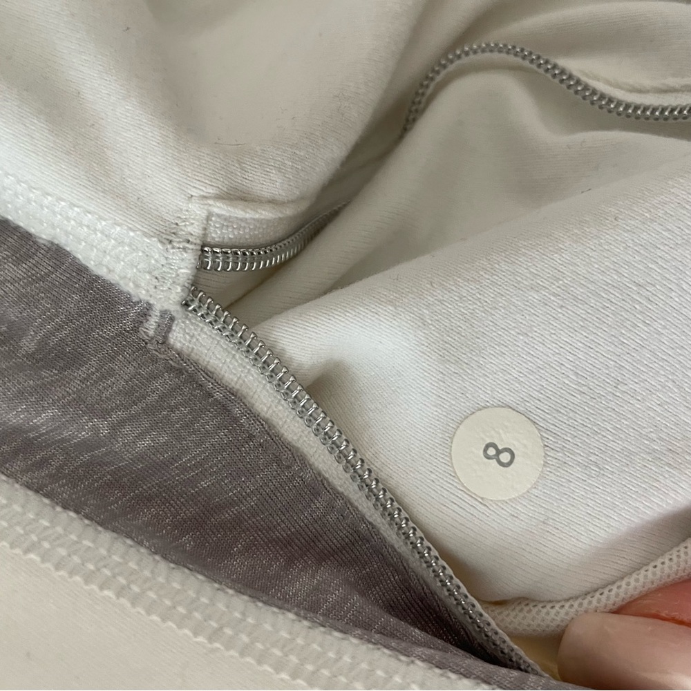 Lululemon White Grey Silver Define Jacket Size 8 - image 6